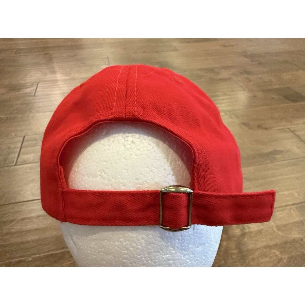 Nintendo Super Mario Unisex Red Adjustable Strapback Hat Baseball Cap One Size - Picture 5 of 6